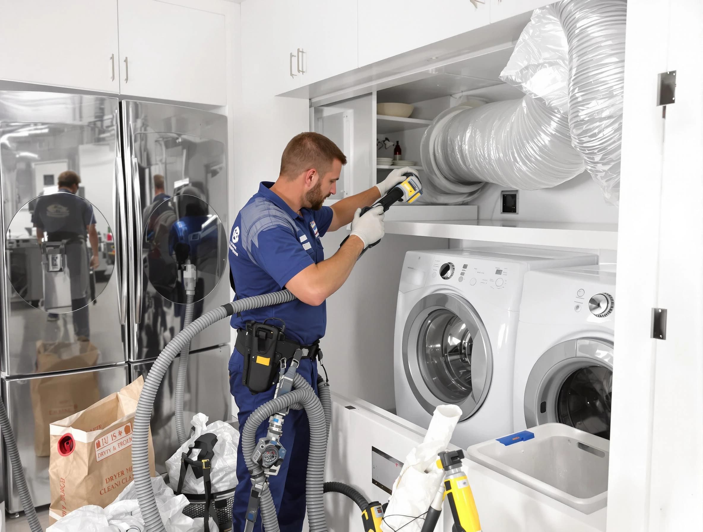 Professional duct cleaning by Snellville Dryer Vent Cleaning in Snellville