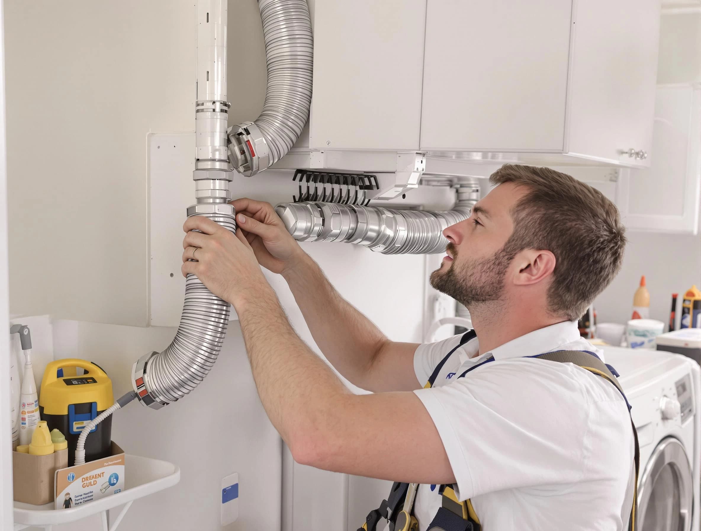 Professional dryer vent repair and installation by Snellville Dryer Vent Cleaning in Snellville