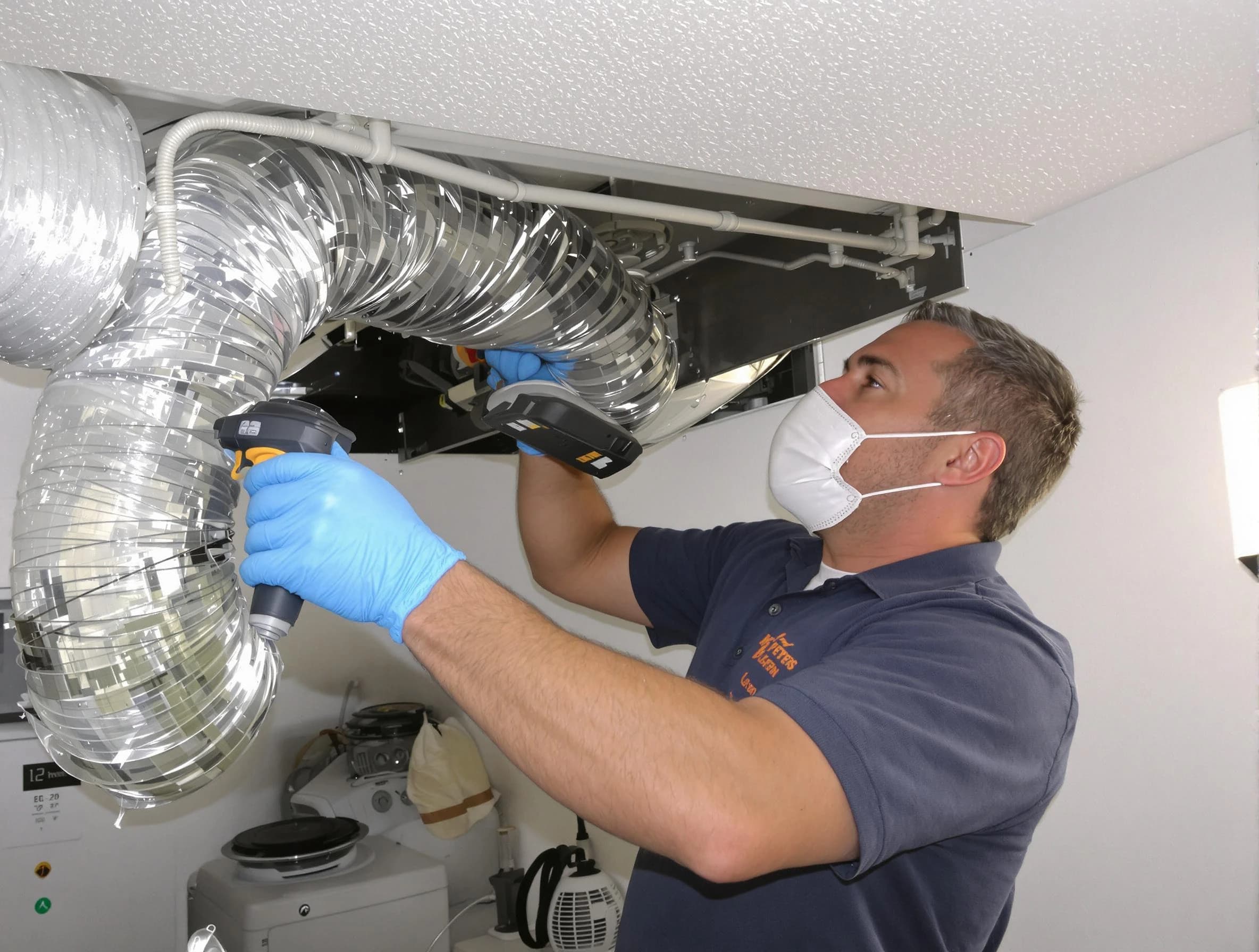 Snellville Dryer Vent Cleaning professional performing thorough residential dryer vent cleaning in Snellville
