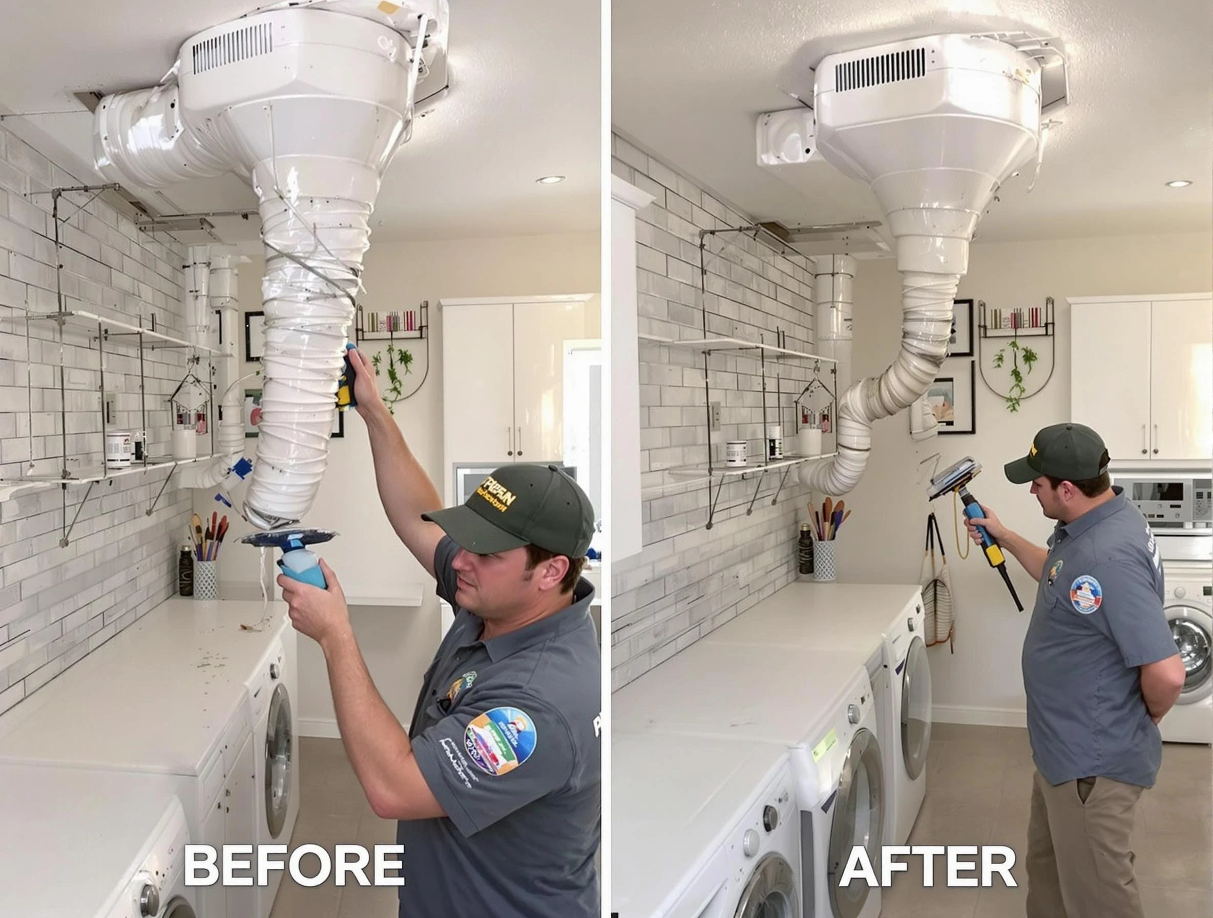 Professional dryer exhaust vent cleaning by Snellville Dryer Vent Cleaning in Snellville