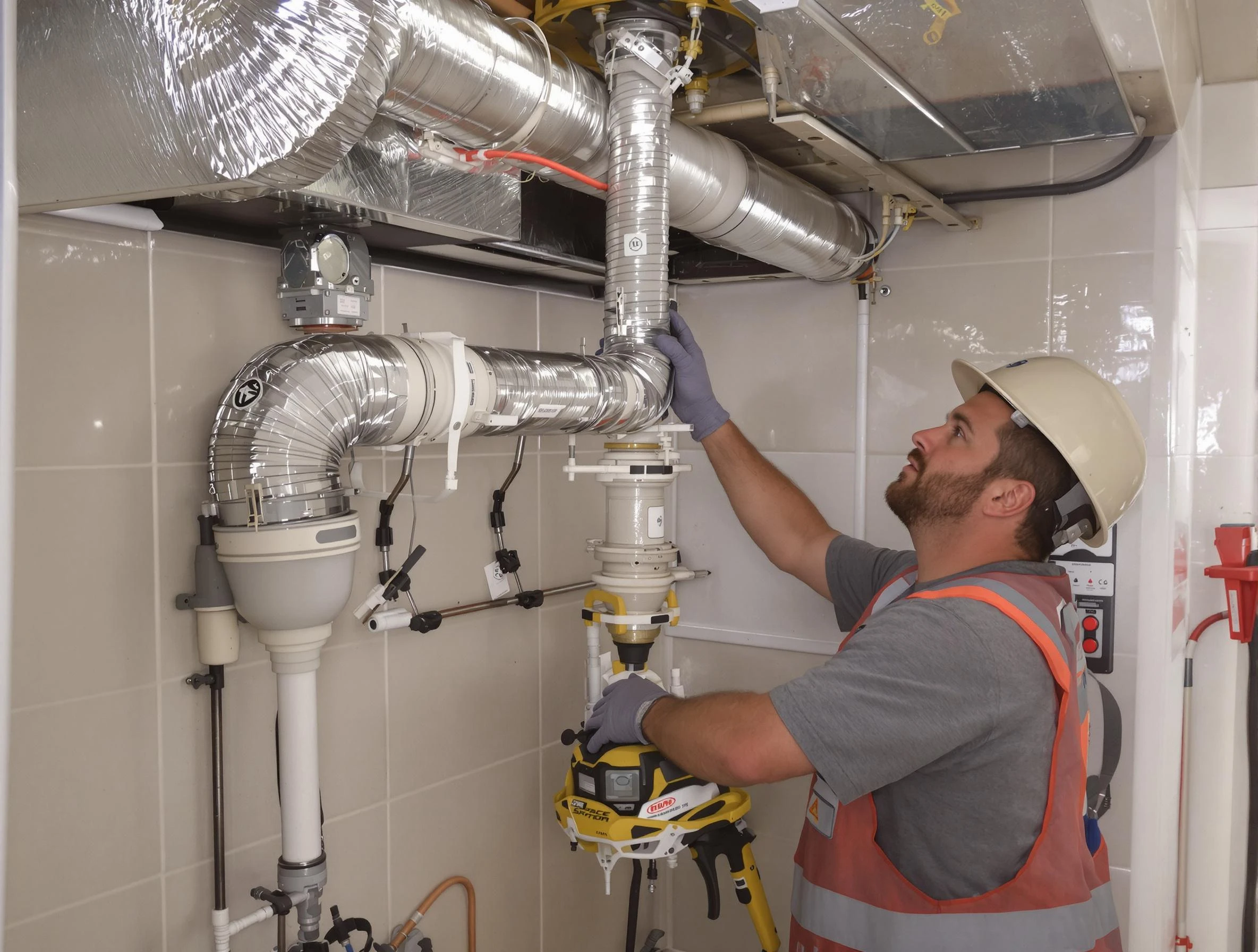 Snellville Dryer Vent Cleaning expert performing professional dryer vent repair and installation in Snellville